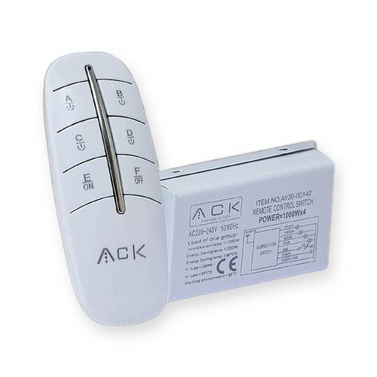 ACK 6'lı IR Avize Kumandası (Kod: AY30-00160)