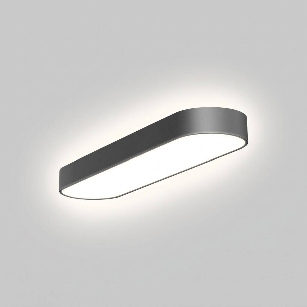 ACK 63W Geniş Çaplı Dekoratif Linear Sarkıt Armatür 15cmx150cm Dikdörtgen Siyah Kasa AL02-80601 - 3