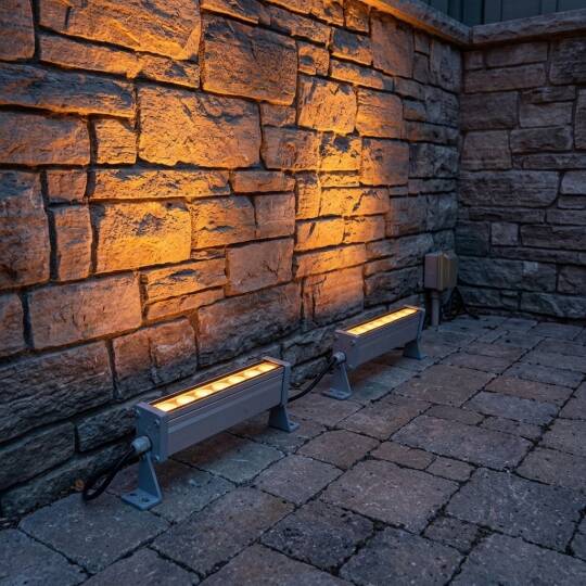 ACK 6W 180mm Amber LED Wallwasher AT20-00683 - 2