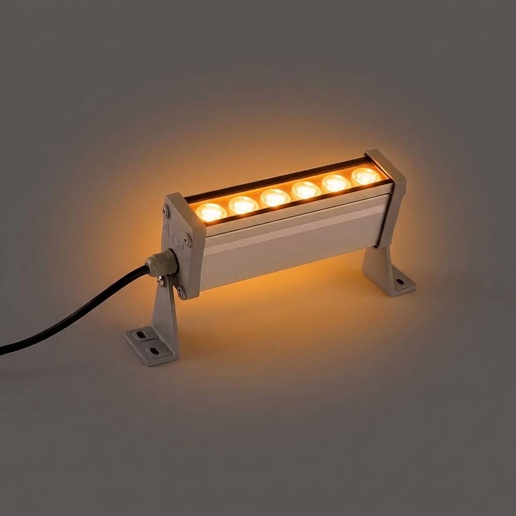 ACK 6W 180mm Amber LED Wallwasher AT20-00683 - 3