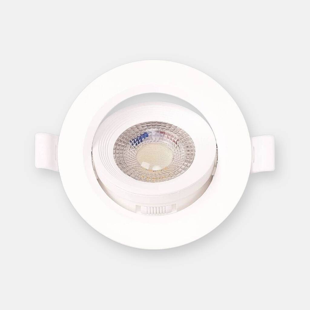 ACK 6W 3 Renk (CCT) Ayarlanabilir Spot Lamba (Ø92 mm Beyaz Kasa - Sıva Altı) AD01-00690 - 1