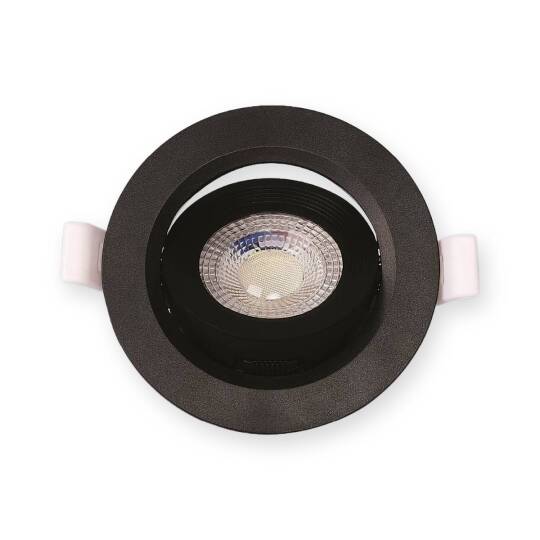 ACK 6W 3 Renk (CCT) Ayarlanabilir Spot Lamba (Ø92 mm Siyah Kasa - Sıva Altı) AD01-00691