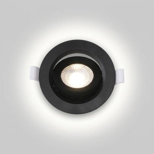 ACK 6W 3 Renk (CCT) Ayarlanabilir Spot Lamba (Ø92 mm Siyah Kasa - Sıva Altı) AD01-00691 - 3