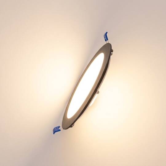 ACK 6W 3000K Günışığı 540lm Sıva Altı Yuvarlak Led Panel (Ø120 mm Siyah Kasa) AP01-00601 - 3