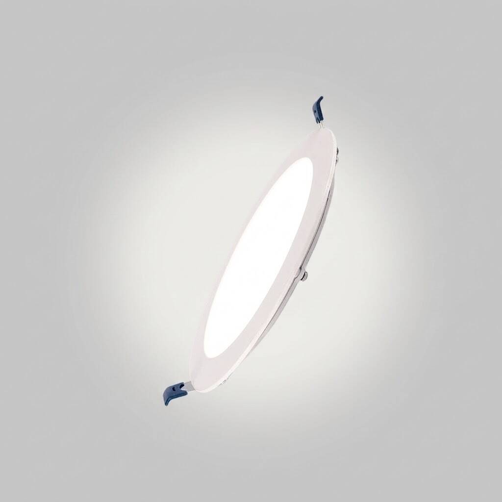 ACK 6W 4000K Ilık Beyaz 540lm Sıva Altı Yuvarlak Led Panel (Ø120 mm Beyaz Kasa) AP01-00610 - 3