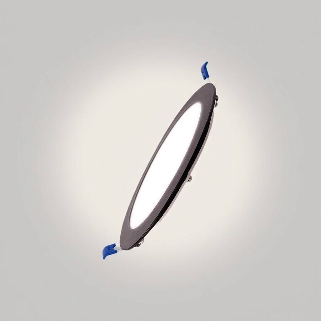 ACK 6W 4000K Ilık Beyaz 540lm Sıva Altı Yuvarlak Led Panel (Ø120 mm Siyah Kasa) AP01-00611 - 3