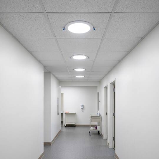 ACK 6W 6500K Beyaz 540lm Sıva Altı Yuvarlak Led Panel (Ø120 mm Beyaz Kasa) AP01-00630 - 2