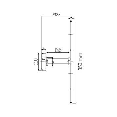 ACK 6W 6500K Beyaz LED Tablo Apliği (Beyaz) AH10-00130