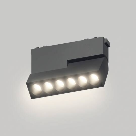 ACK 6W CCT (3 Renk) 48V Magnetik Ray Armatürü Hareketli Açılı Dot (Izgara) Siyah Kasa AD45-04191 - 3