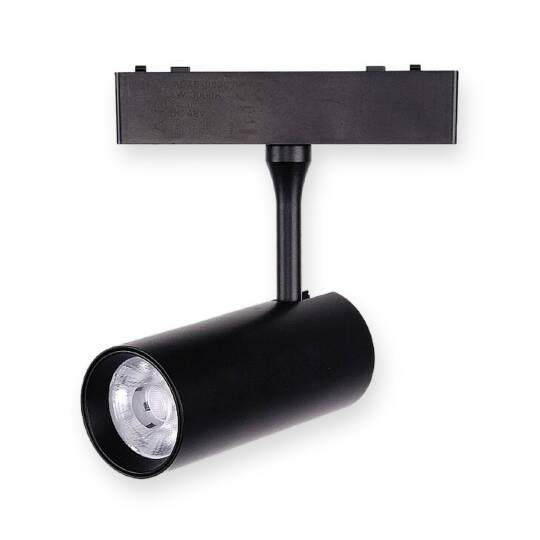 ACK 6W CCT (3 Renk) 48V Magnetik Ray Armatürü Yönlendirilebilir Silindir Spot Siyah Kasa AD45-05291