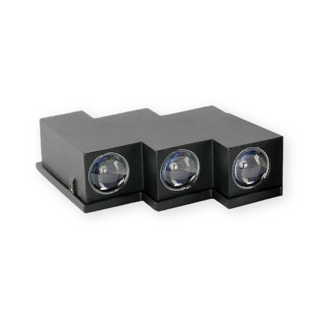 ACK 6x1W 3000K Günışığı 465 lm Alüminyum Dekoratif Duvar Apliği AH07-08211 - 1