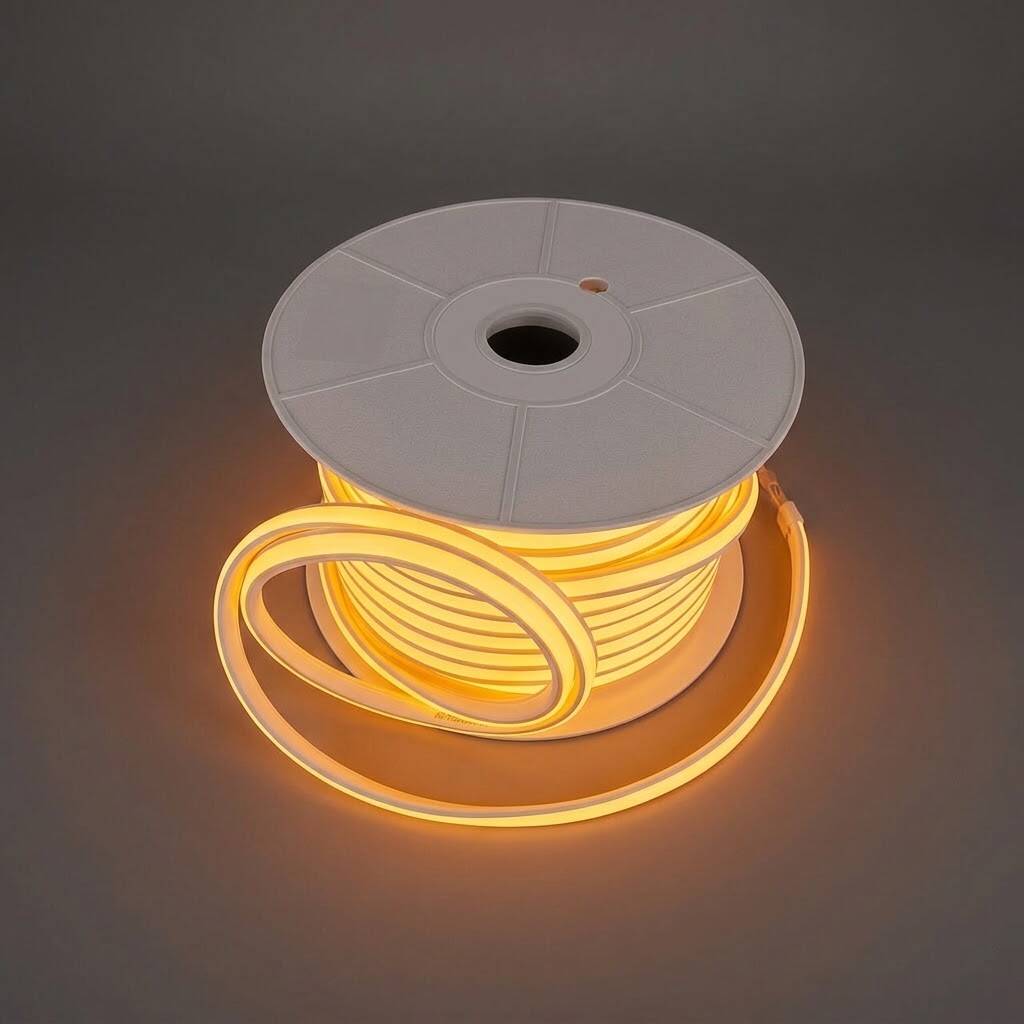 ACK 7,5W/mt Amber 660 lm/mt 220V Klasik LED Neon Hortum (50mt Rulo) AS03-00508 - 3