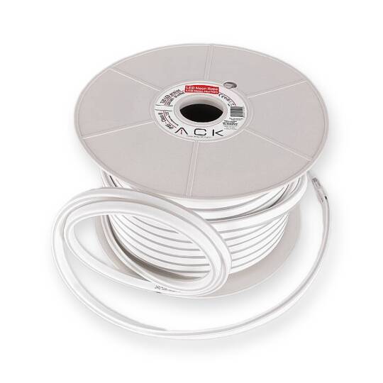 ACK 7,5W/mt 6500K Beyaz 660 lm/mt 220V Klasik LED Neon Hortum (50mt Rulo) AS03-00503