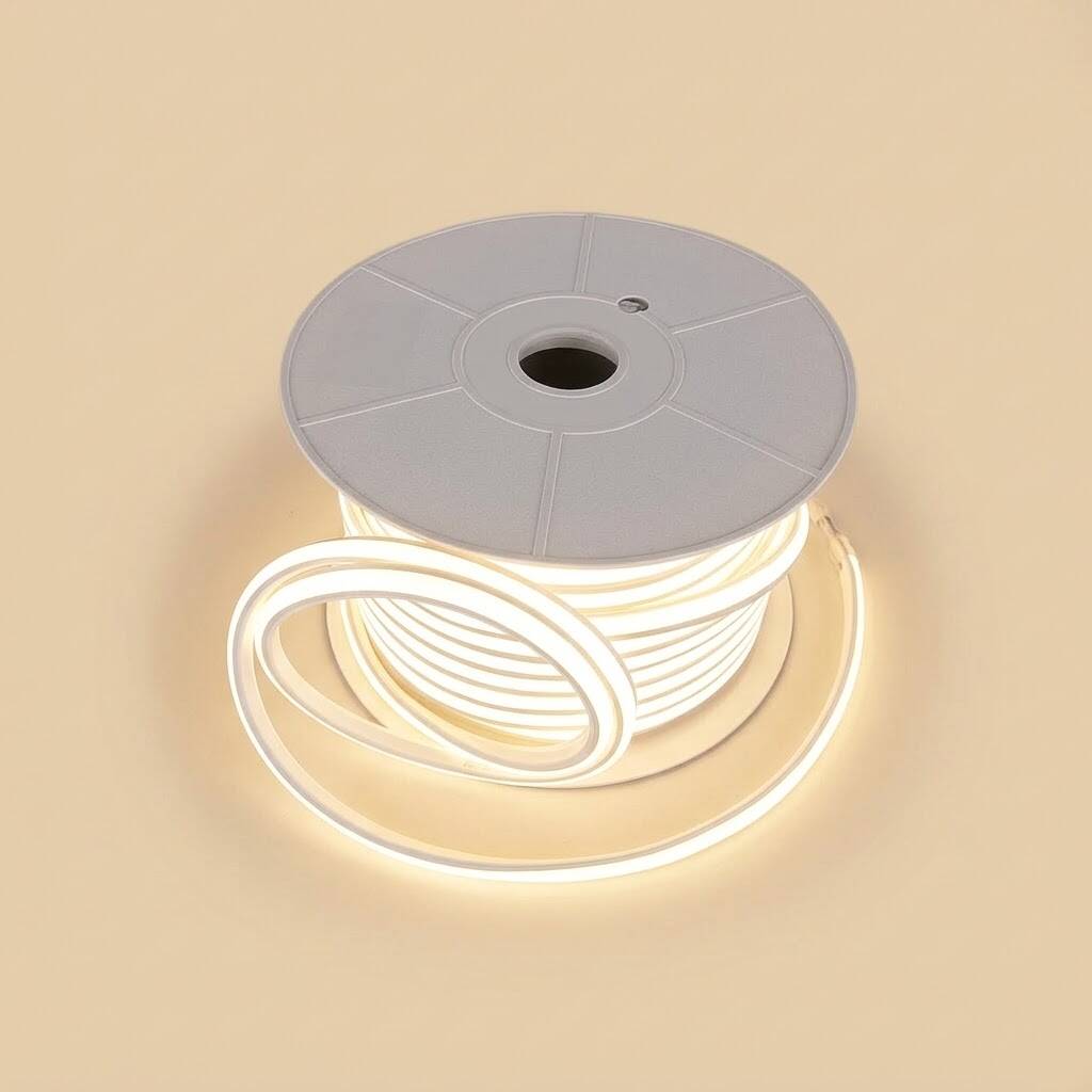 ACK 7,5W/mt 3000K Günışığı 660 lm/mt 220V Klasik LED Neon Hortum (50mt Rulo) AS03-00500 - 3