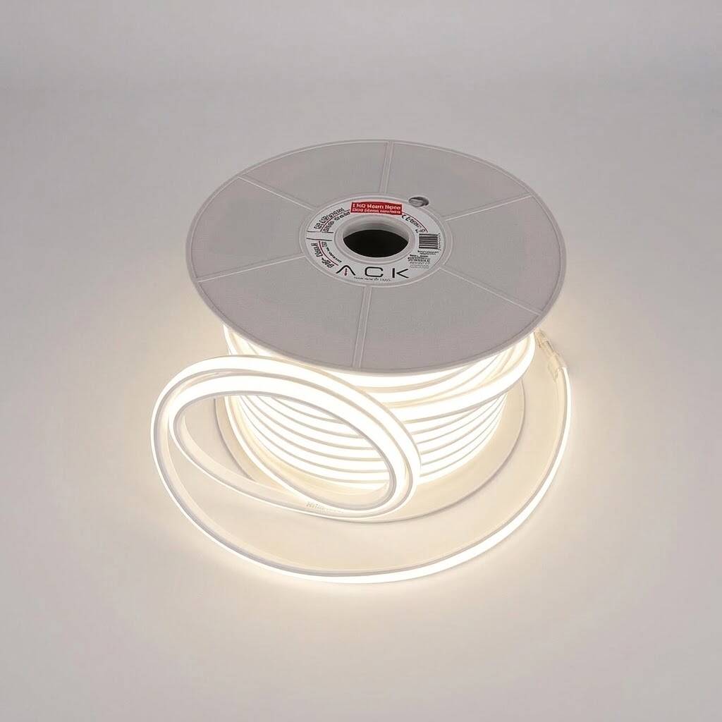 ACK 7,5W/mt 4000K Ilık Beyaz 660 lm/mt 220V Klasik LED Neon Hortum (50mt Rulo) AS03-00501 - 3