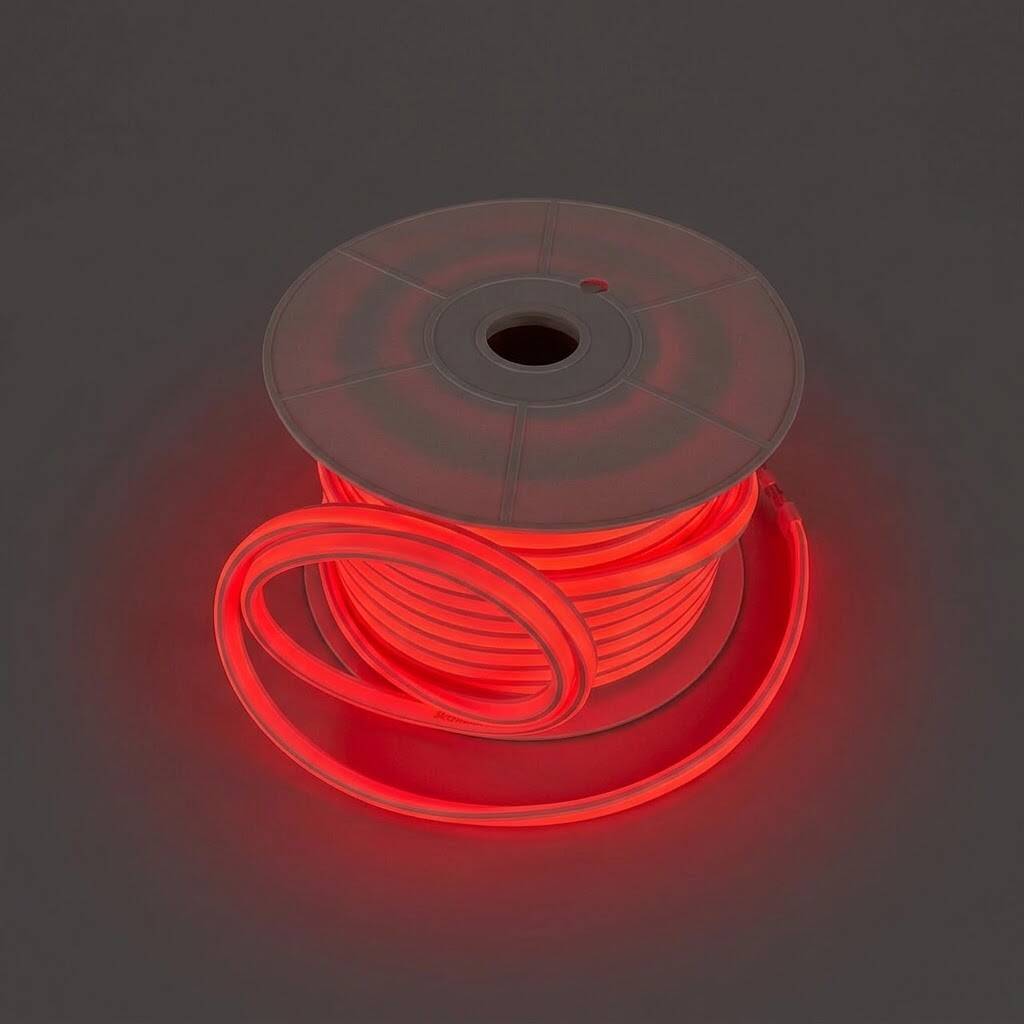 ACK 7,5W/mt Kırmızı 660 lm/mt 220V Klasik LED Neon Hortum (50mt Rulo) AS03-00504 - 3