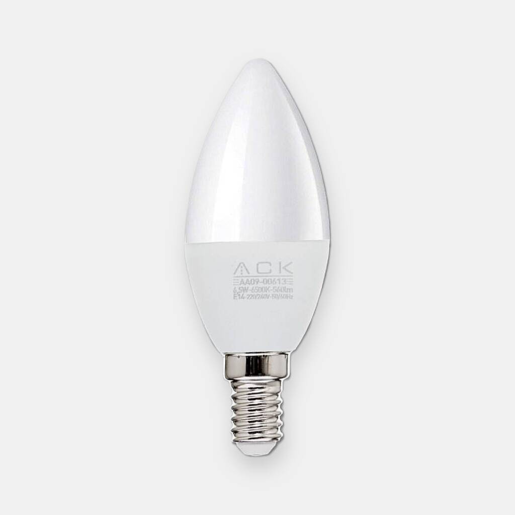 ACK 7W C37 Mum Tipi E14 4000K Ilık Beyaz 630 lm LED Ampul AA09-00711 - 1