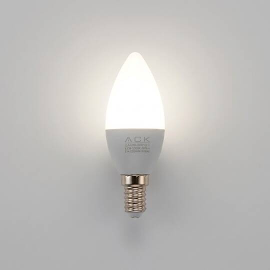 ACK 7W C37 Mum Tipi E14 4000K Ilık Beyaz 630 lm LED Ampul AA09-00711 - 3