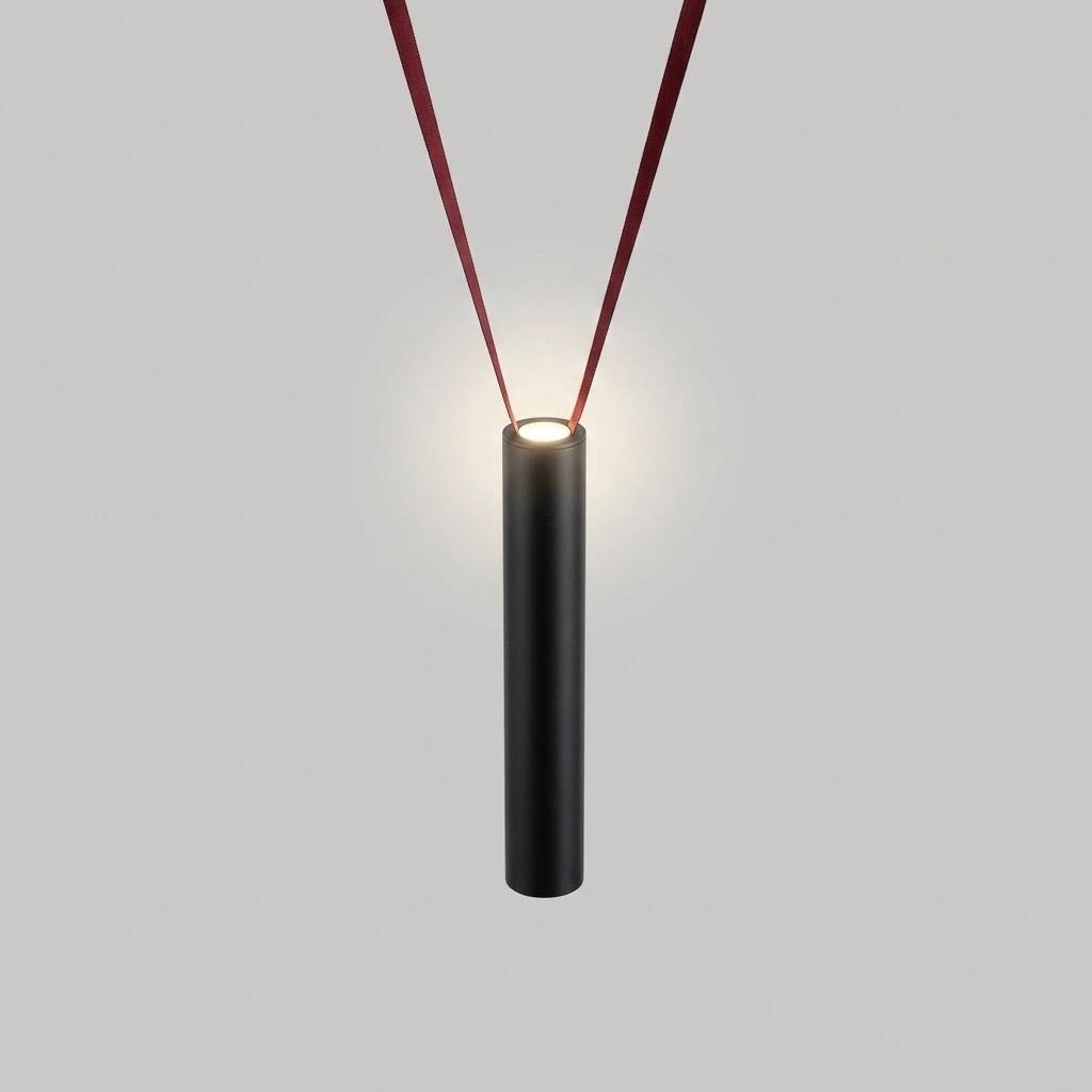 ACK 7W CCT (3 Renk) 48V Loomis Kemerli Sistem Armatürü Dikey Silindir Sarkıt (Siyah) AD55-07197 - 3