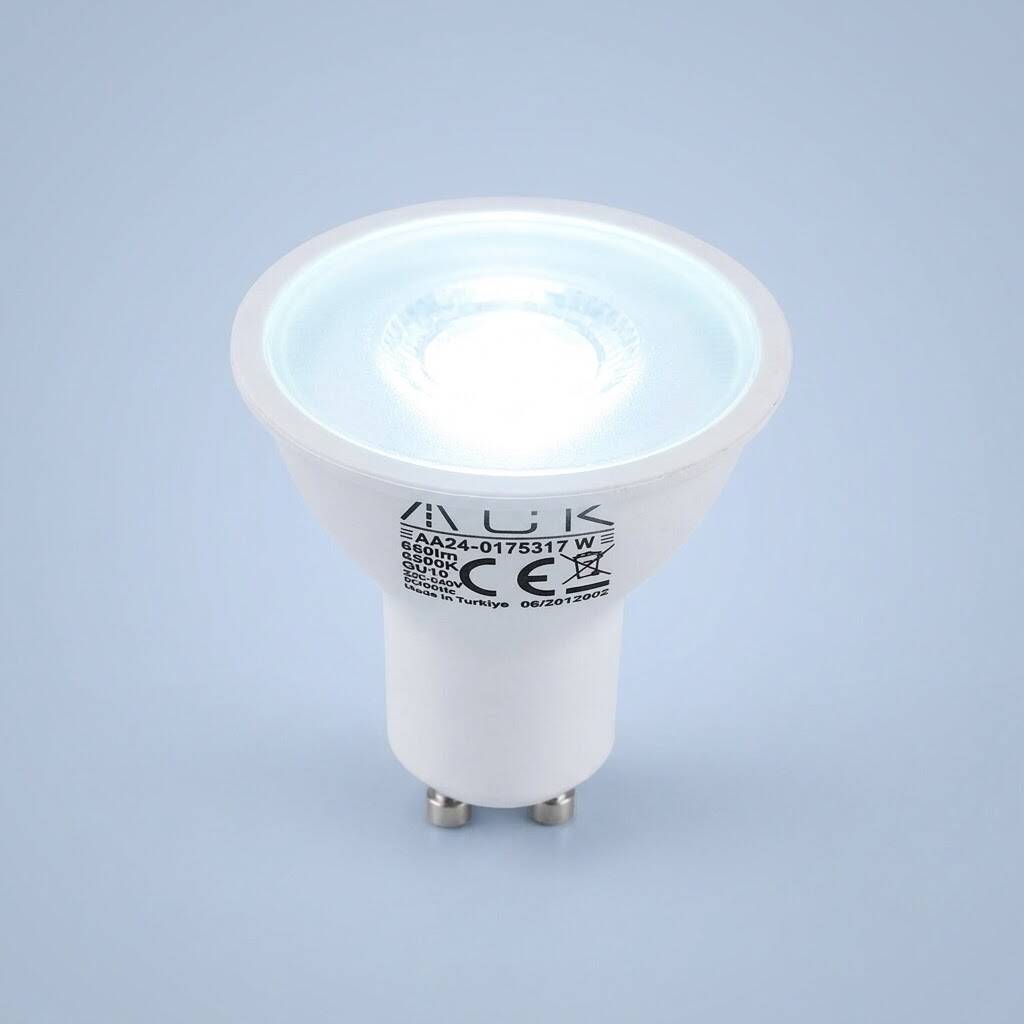 ACK 7W GU10 Lensli GU10 6500K Beyaz 650 lm LED Ampul AA24-01753 - 3
