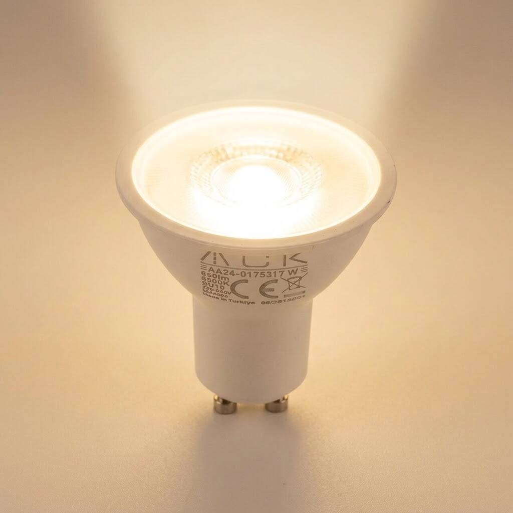 ACK 7W GU10 Lensli GU10 3000K Günışığı 560 lm LED Ampul AA24-20750 - 3