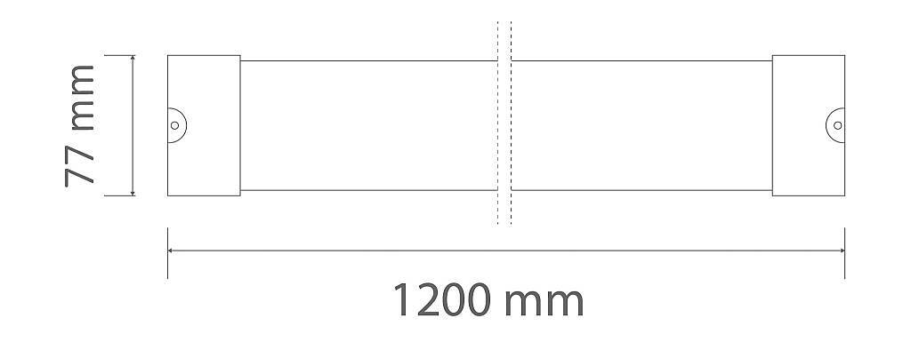 ACK 80W 6500K Beyaz 8750lm Titan LED Bant Armatür AN30-01233 - 5