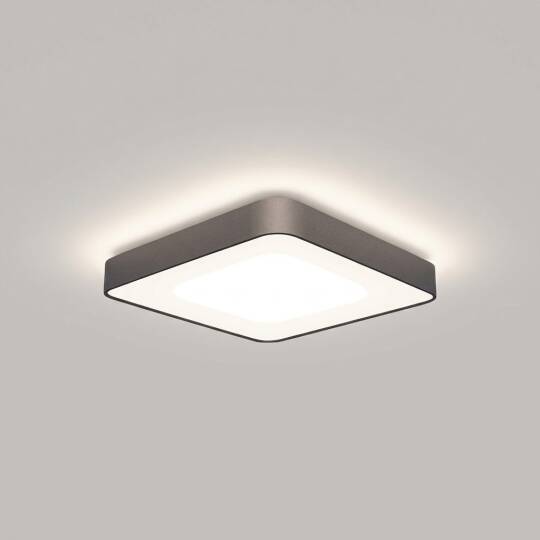 ACK 80W Geniş Çaplı Dekoratif Linear Sarkıt Armatür 60cmx60cm İnce Kare Siyah Kasa AL02-06601 - 3