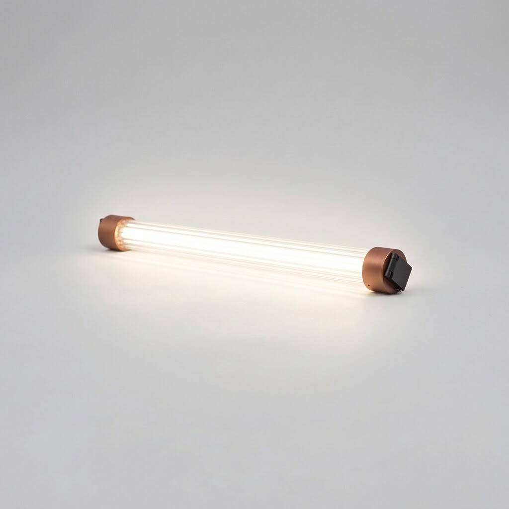 ACK 8W CCT (3 Renk) 48V Loomis Kemerli Sistem Armatürü Yatay Tüp (Boru) Sarkıt (Koyu Kırmızı (Dark Red) + PMMA) AD55-06197 - 3