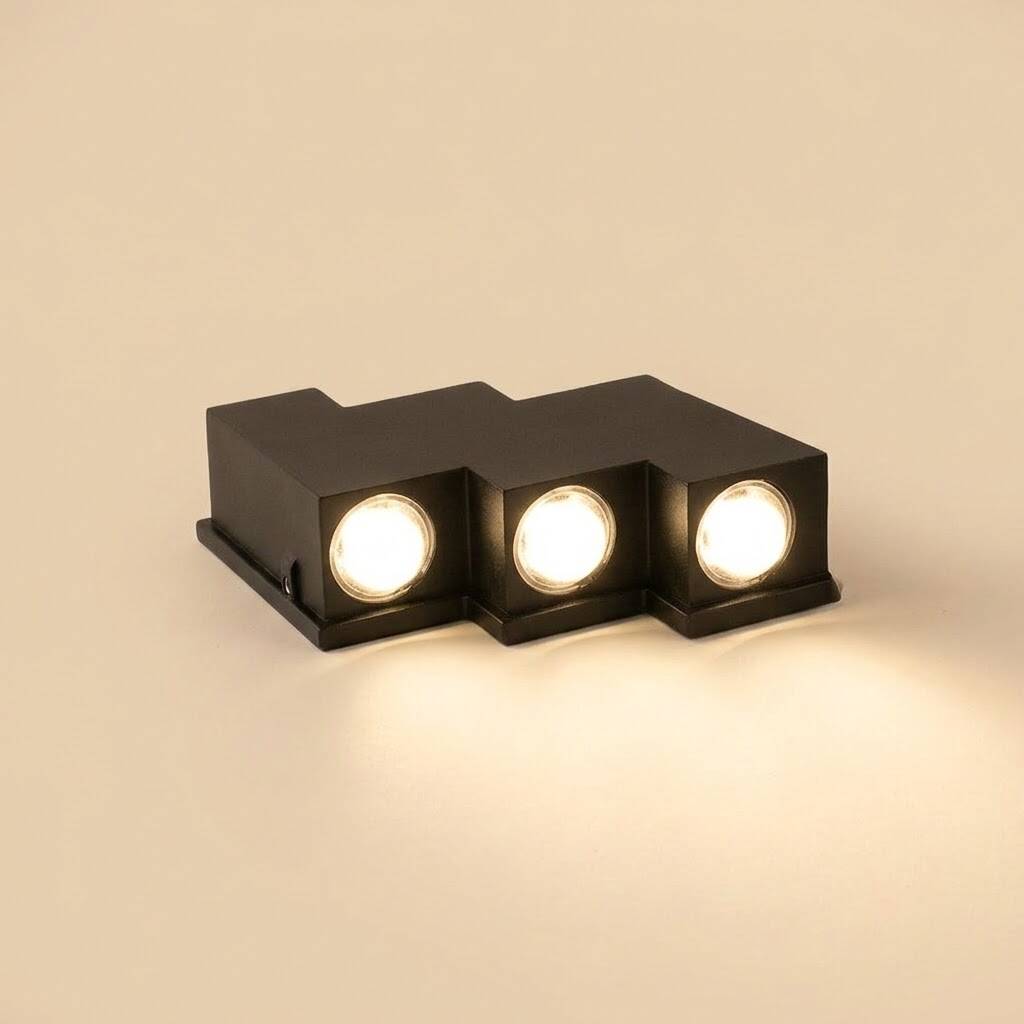 ACK 8x1W 3000K Günışığı 658 lm Alüminyum Dekoratif Duvar Apliği AH07-08221 - 3