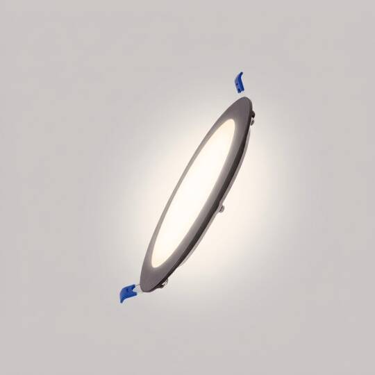 ACK 9W 4000K Ilık Beyaz 810lm Sıva Altı Yuvarlak Led Panel (Ø145 mm Siyah Kasa) AP01-00911 - 3