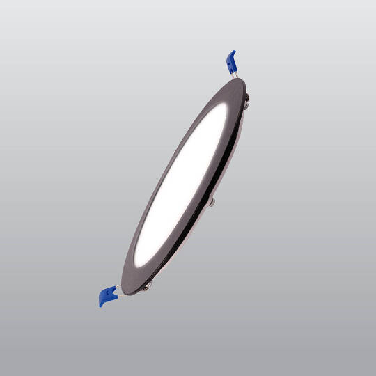 ACK 9W 6500K Beyaz 810lm Sıva Altı Yuvarlak Led Panel (Ø145 mm Siyah Kasa) AP01-00931 - 5