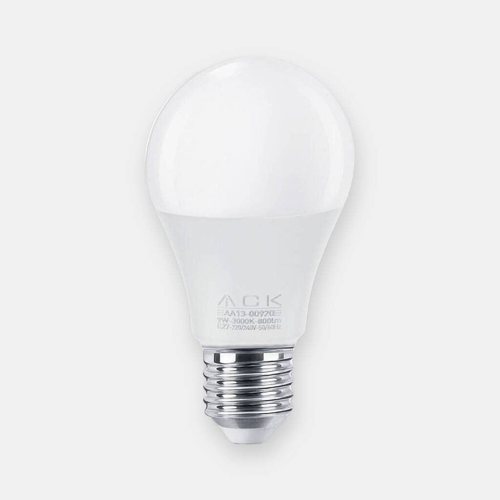 ACK 9W A60 Standart Tip E27 6500K Beyaz 880 lm LED Ampul AA13-00923 - 1