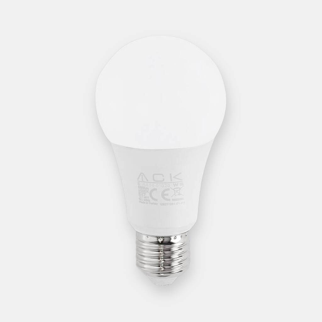 ACK 9W A60 Standart Tip E27 6500K Beyaz 900 lm LED Ampul AA14-20923 - 1