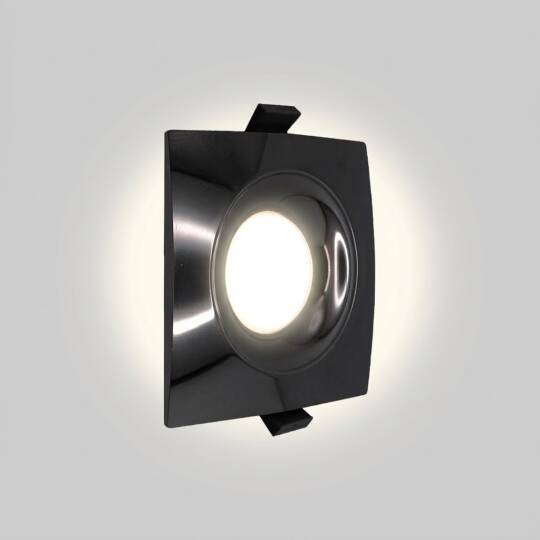 ACK Alüminyum Boş Spot Kasası / Armatürü Kare (Geniş Çerçeve) (Parlak Siyah (P.Black)) AH03-04138 - 3