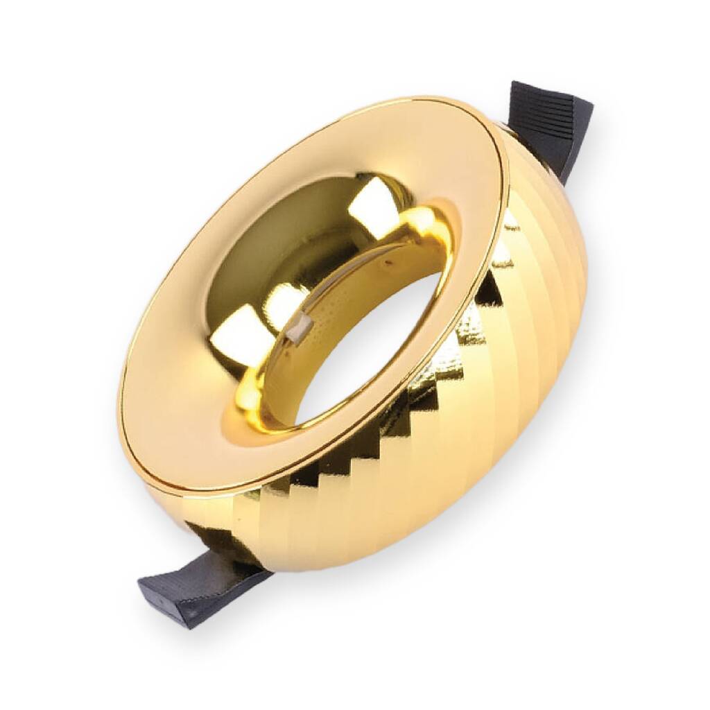 ACK Alüminyum Boş Spot Kasası / Armatürü Yuvarlak (Altın-Altın (Gold)) AH03-04127 - 1