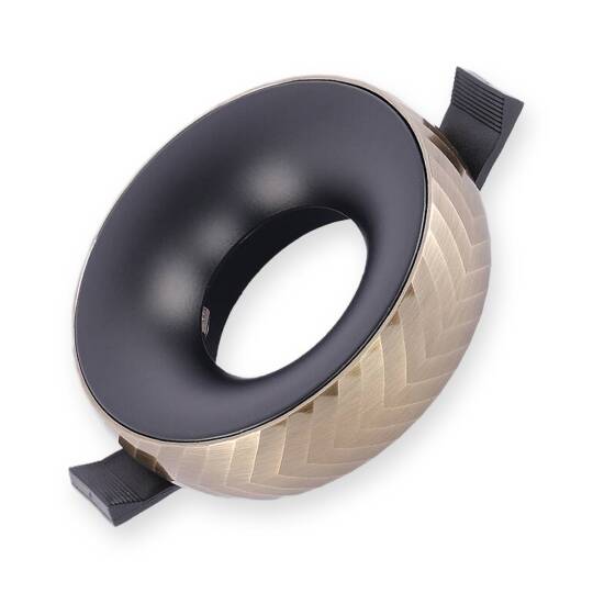 ACK Alüminyum Boş Spot Kasası / Armatürü Yuvarlak (Bronz-Siyah) AH03-04122