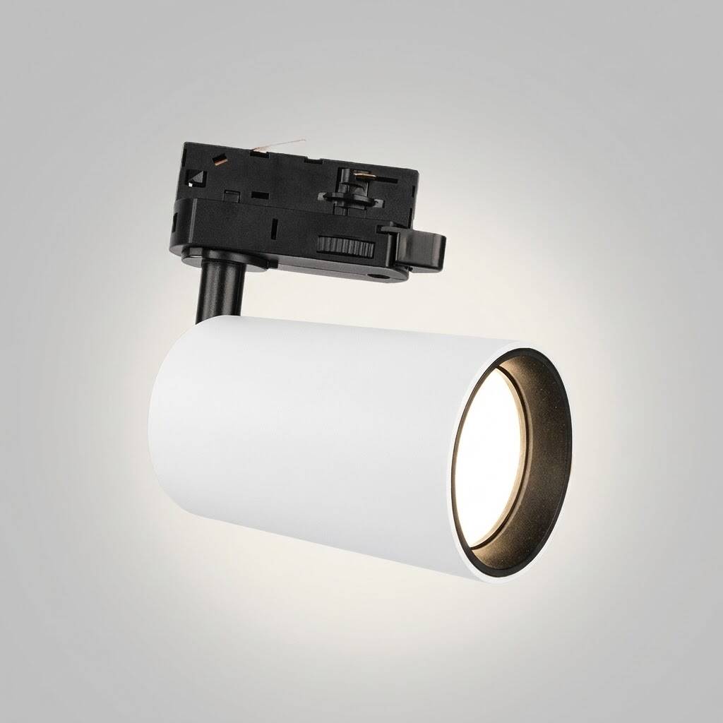 ACK GU10 Uyumlu Boş Ray Armatürü Kasası (Beyaz) AD30-05020 - 3