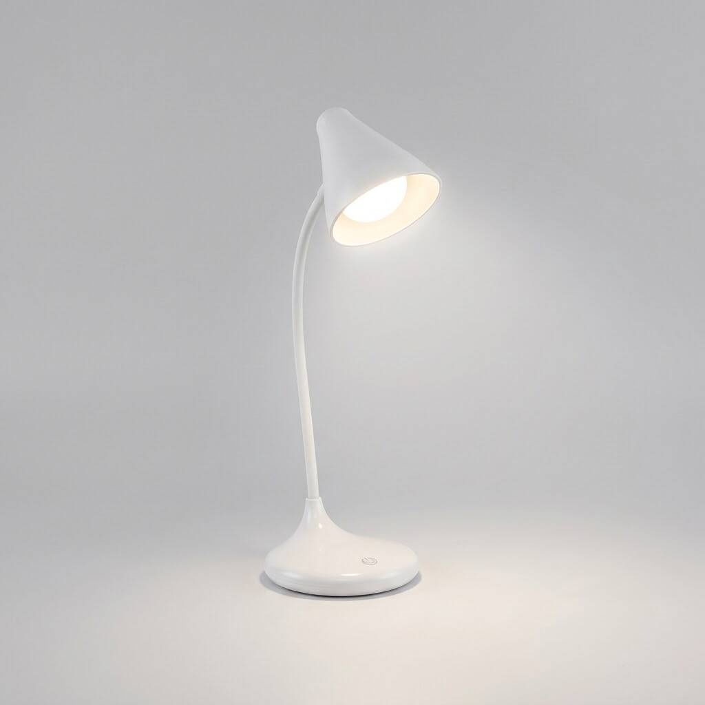 ACK Kalemlikli Esnek Boyunlu LED Dokunmatik Masa Lambası (190lm) AF11-10013 - 3
