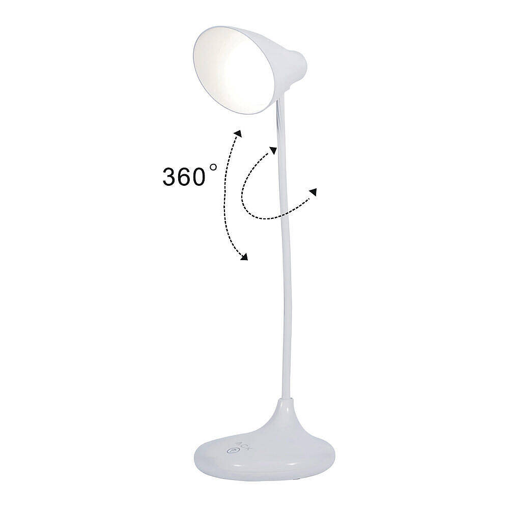 ACK Kalemlikli Esnek Boyunlu LED Dokunmatik Masa Lambası (190lm) AF11-10013 - 5