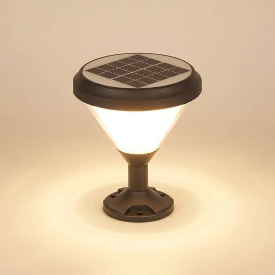 ACK Solar Bahçe Lambası (Opak Cam) 3000K 400 lm AG60-07801 - 3