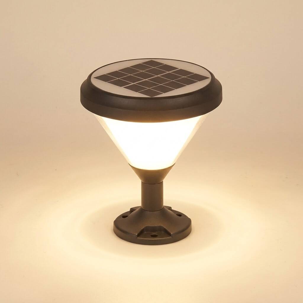 ACK Solar Bahçe Lambası (Opak Cam) 3000K 400 lm AG60-07801 - 3