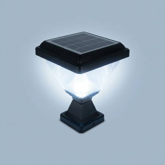 ACK Solar Bahçe Lambası (Şeffaf Cam) 6500K 400 lm AG60-06831 - 3