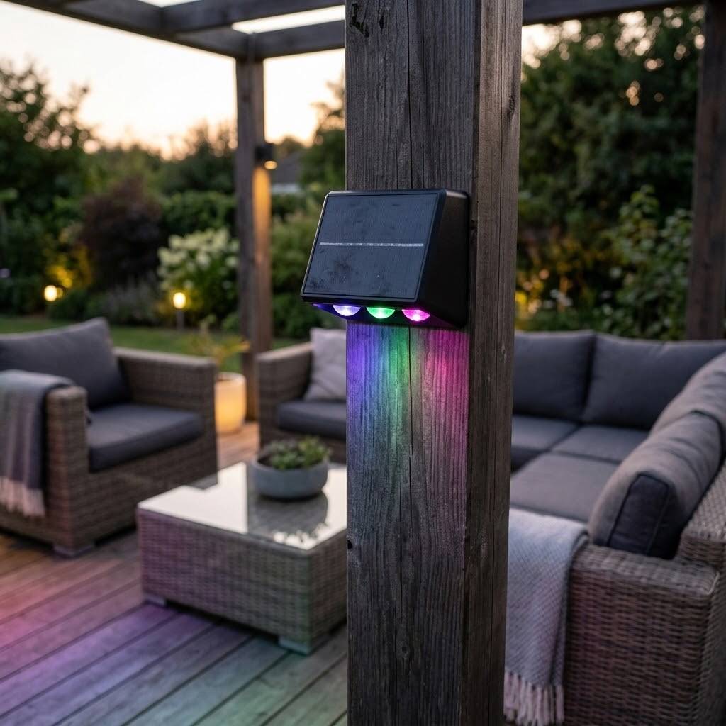 ACK Solar Mini Bahçe Lambası CCT+RGB 50 lm AG60-09801 - 2