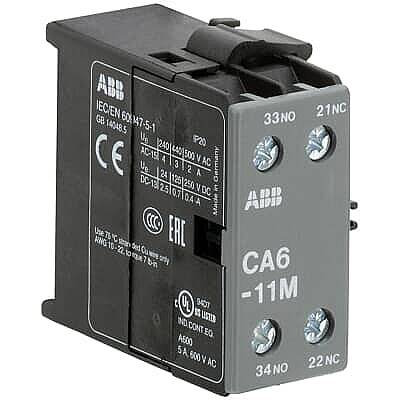 CA 6-11 M 1NA+1NK Yardımcı Kontak Bloğu ABB