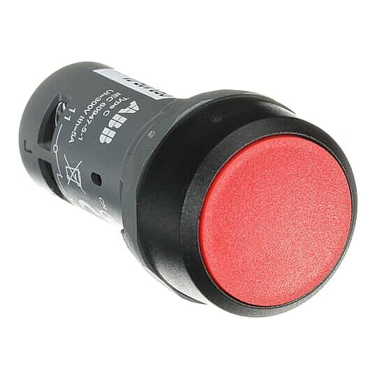 CP2-10R-01 1NK Kalici Buton Kirmizi ABB - 3