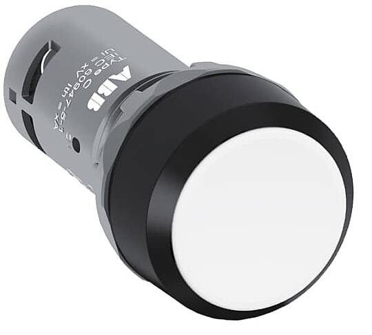 CP2-10W-10 1NA Kalici Buton Beyaz ABB