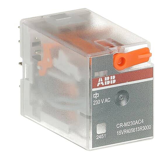 CR-M230AC4 6A 230V AC Minyatür Röle ABB - 3