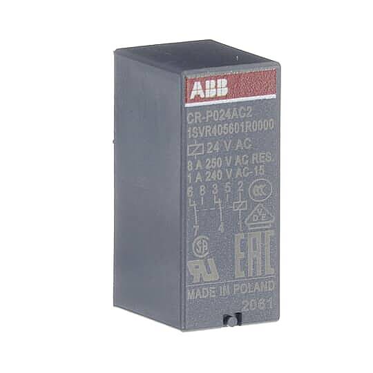 CR-P024AC2 8A 24V AC PCB Röle ABB