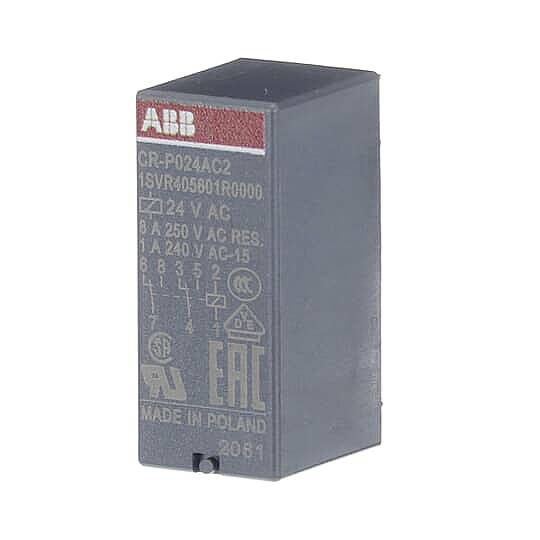 CR-P024AC2 8A 24V AC PCB Röle ABB - 2