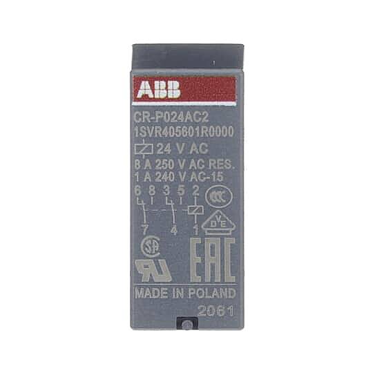 CR-P024AC2 8A 24V AC PCB Röle ABB - 3